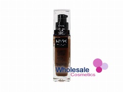 6 x NYX Professional Can't Stop Won't Stop Foundation Full Coverage - 25 DEEP EBONY