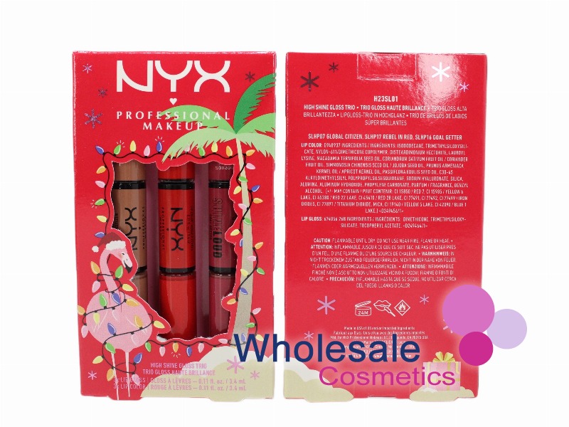 6 x NYX Professional High Shine Gloss Trio