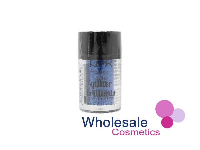 9 x NYX Professional Makeup Face & Body Glitter - BLUE
