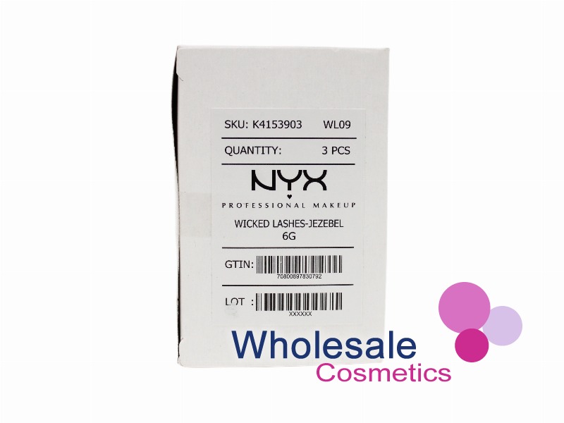 9 x NYX Professional Makeup Wicked Lashes - WL09 JEZEBEL