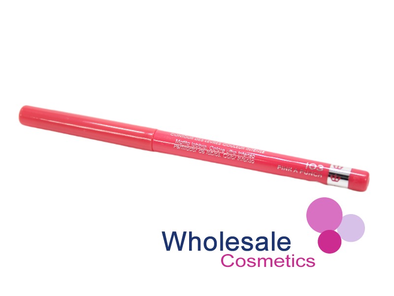 12 x Rimmel Exaggerate Full Colour Lip Liner Pencil - 103 PINK A PUNCH