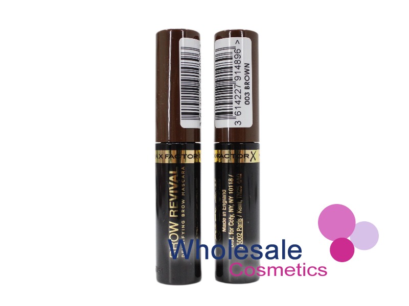 9 x Max Factor Brow Revival Densifying Brow Mascara - 003 BROWN