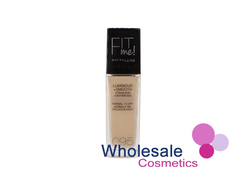 6 x Maybelline Fit Me Luminous and Smooth Foundation - 095 FAIR PORCELAIN
