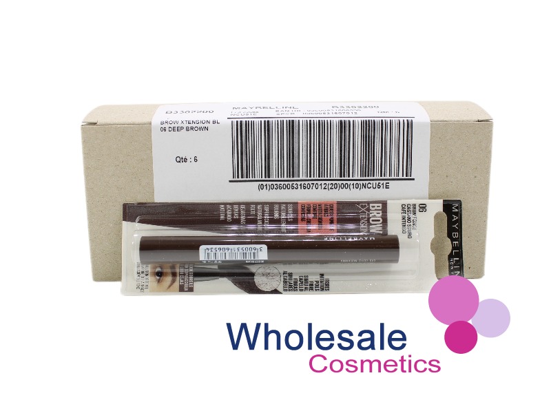 6 x Maybelline Brow Extensions Eyebrow Pomade Crayon - 06 DEEP BROWN