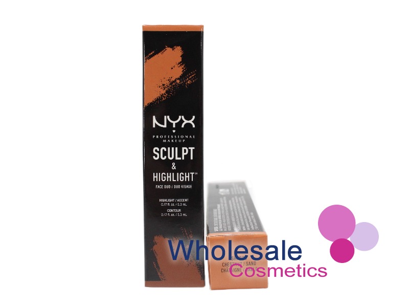 6 x NYX Sculpt & Highlight Face Duo - 05 CHESTNUT/SAND