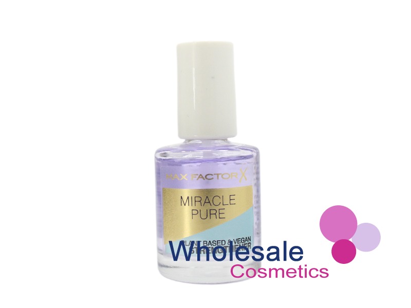 6 x Max Factor Miracle Pure Nail Care Vegan Strengthener 12ml