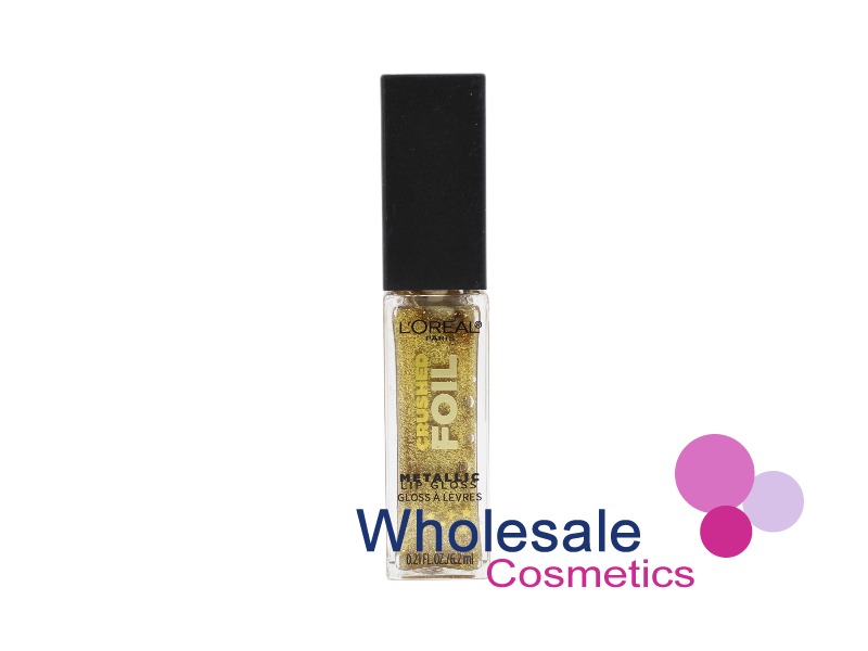 8 x L'Oreal Paris Metallic Lip Gloss Crushed Foil - 14 MIRRORED