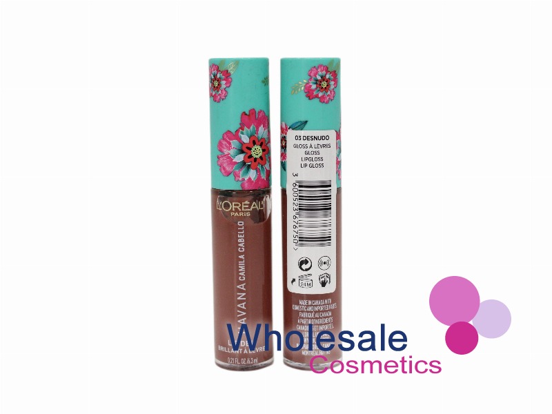 9 x L'Oreal Havana Paris Camila Cabello Lip Gloss - 03 DESNUDO
