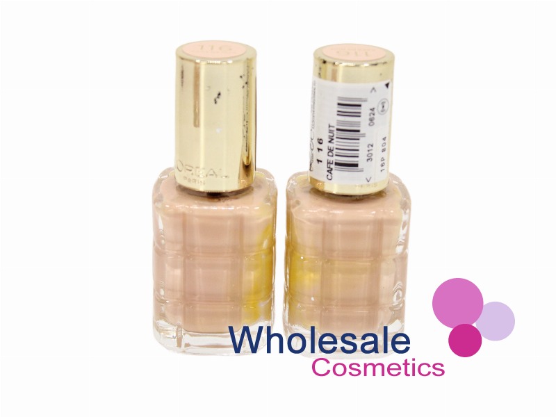 6 x L'Oreal Color Riche Nail Polish - 116 CAFE DE NUIT