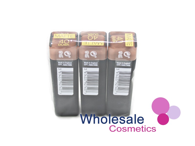 9 x Max Factor Colour Elixir Velvet Matte Lipsticks - 40 DUSK