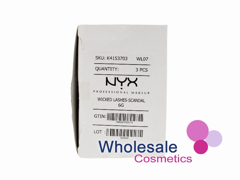 9 x NYX Professional Makeup Wicked Lashes - WL07 SCANDAL