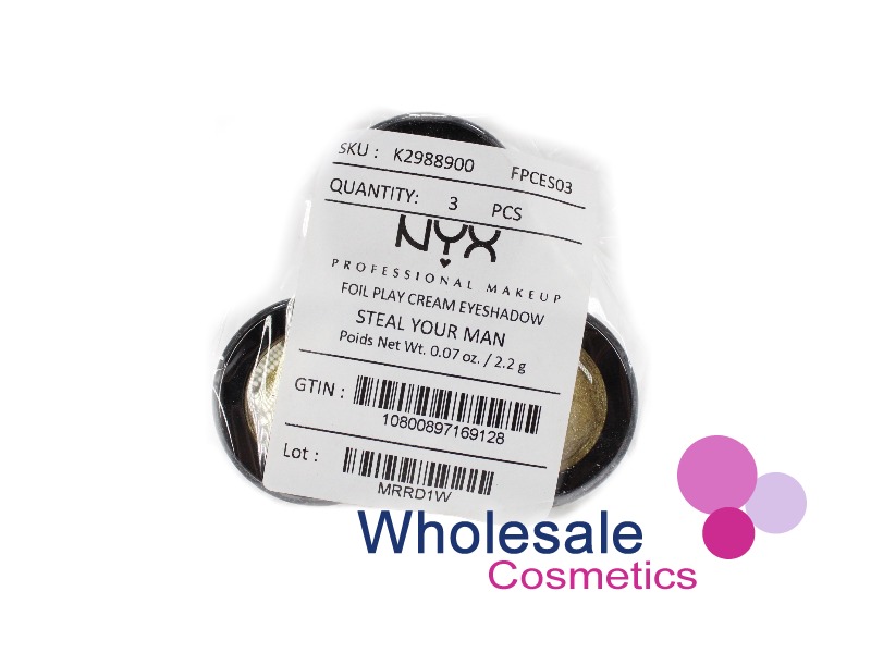 9 x NYX Professional Makeup Foil Play Cream Eyeshadow - 03 STEAL YOUR MAN