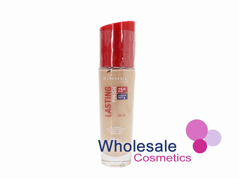 6 x Rimmel Lasting Finish 25Hr Foundation With Comfort Serum - 160 VANILLA