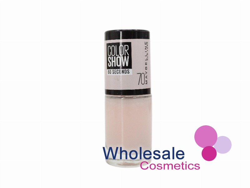 8 x Maybelline Colorshow 60 Seconds Nail Polish NO BARCODE - 70 BALLERINA