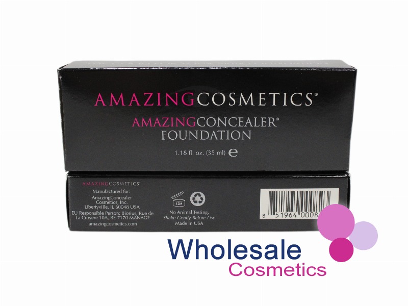 5 x Amazing Cosmetics Amazing Concealer Foundation - TAN GOLDEN