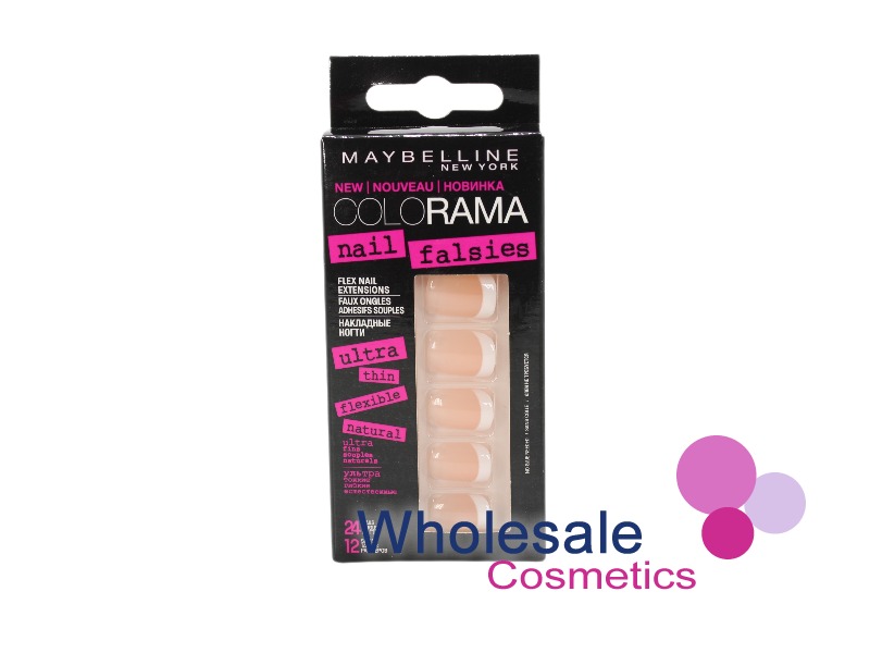 6 x Maybelline Colorama Nail Falsies False Nails - 09 FRENCH FANATIC