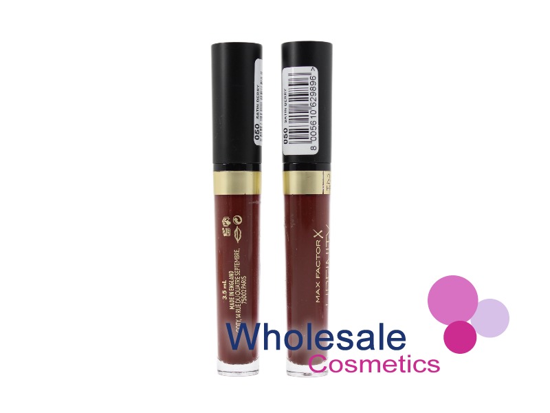 9 x Max Factor Lipfinity Velvet Matte Lip Colour - 050 SATIN BERRY