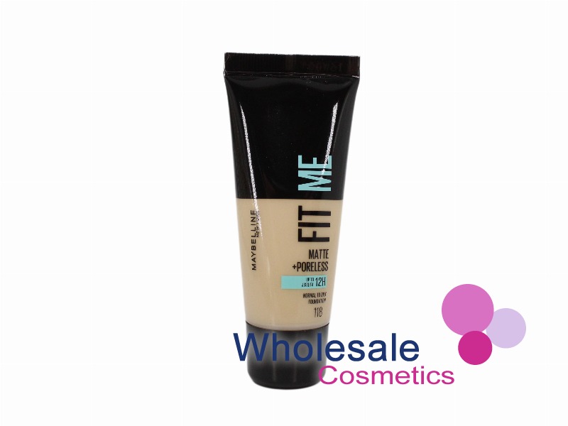 6 x Maybelline Fit Me Matte & Poreless Liquid Foundation - 118