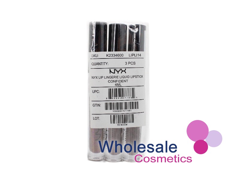 9 x NYX Lingerie Liquid Lip Stick - 14 CONFIDENT