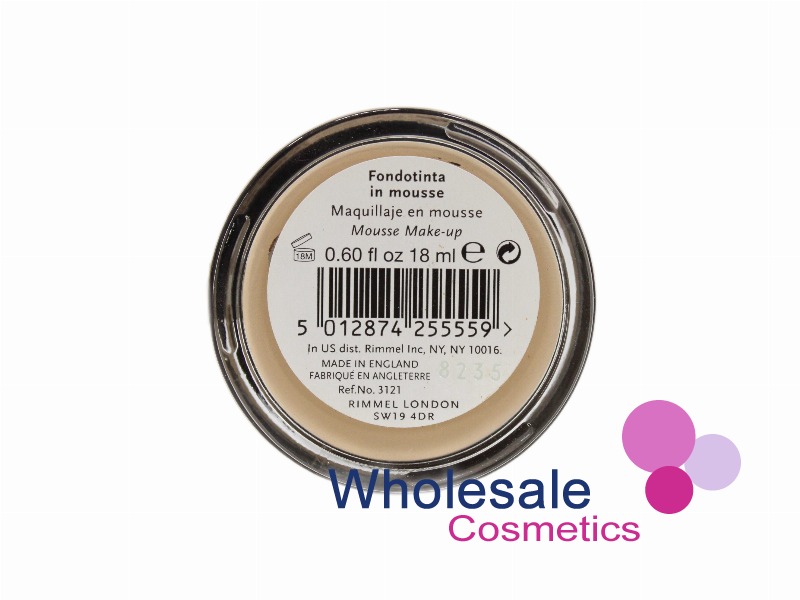 1 x Rimmel Mousse Cool Matte 16H Foundation(18ml) - 100 IVORY
