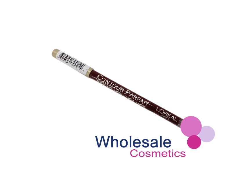 12 x L'Oreal Contour Parfait Lip Pencil - 665 BLACK RED
