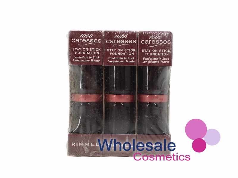 6 x Rimmel 1000 Stay On Stick Foundation - 003 PALE BISCUIT