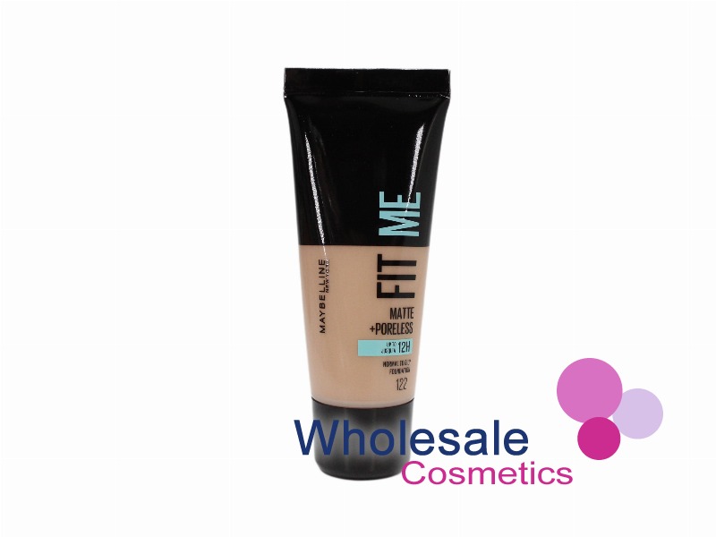 6 x Maybelline Fit Me Matte & Poreless Liquid Foundation - 122 CREAMY BEIGE