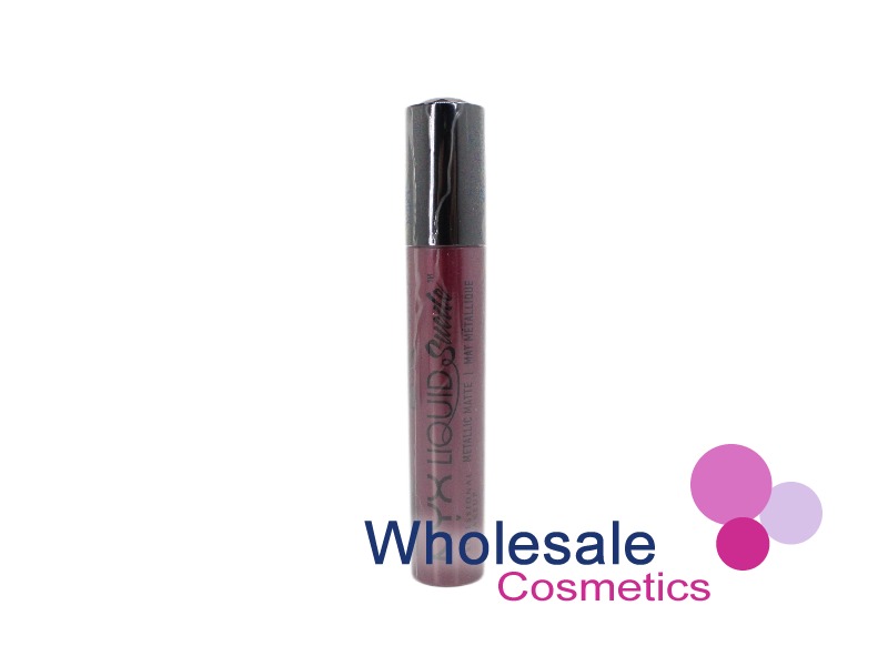 9 x NYX Liquid Suede Metallic Matte Lipstick - 34 PURE SOCIETY