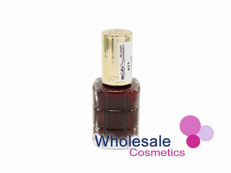 6 x L'Oreal Color Riche Nail Polish - B25 CUIR CHOCOLAT