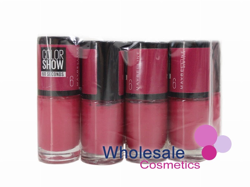 8 x Maybelline Colorshow 60 Seconds Nail Polish NO BARCODE - 6 BUBBLICIOUS