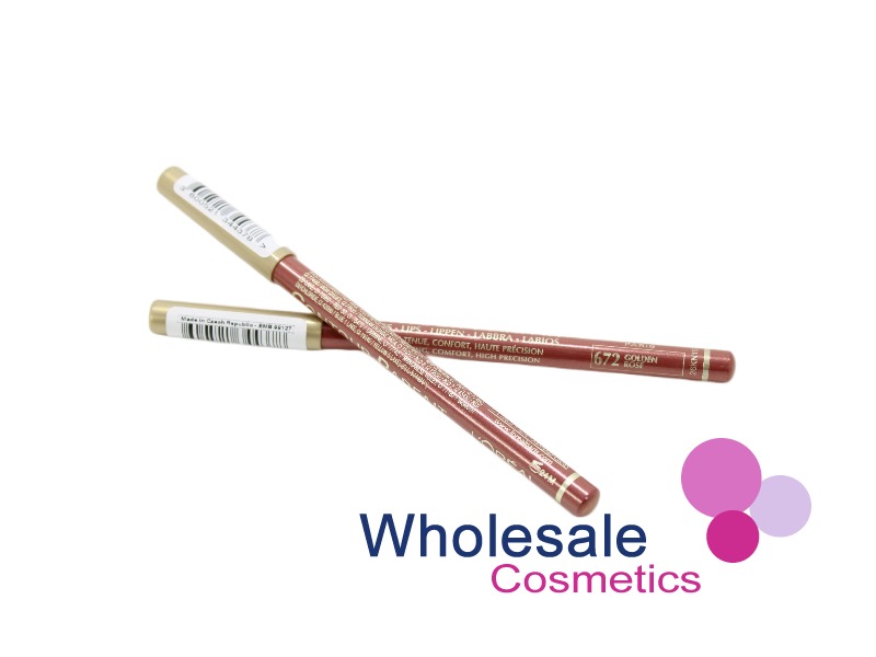 12 x L'Oreal Contour Parfait Lip Pencil - 672 GOLDEN ROSE