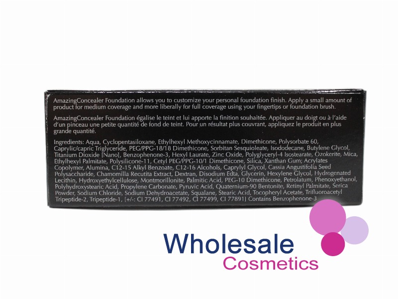 5 x Amazing Cosmetics Amazing Concealer Foundation - TAN GOLDEN
