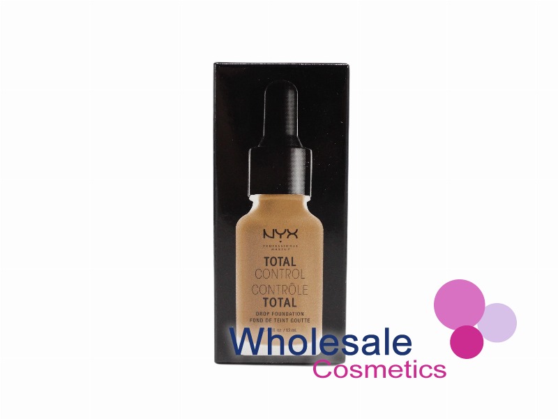 6 x NYX Total Control Drop Foundation - 12.5 CAMEL 13ml