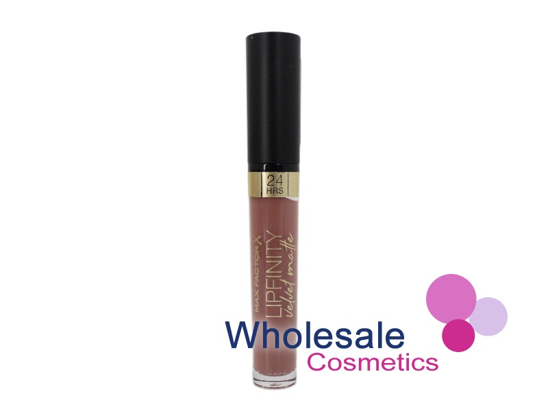 9 x Max Factor Lipfinity Velvet Matte Lip Colour - 035 ELEGANT BROWN