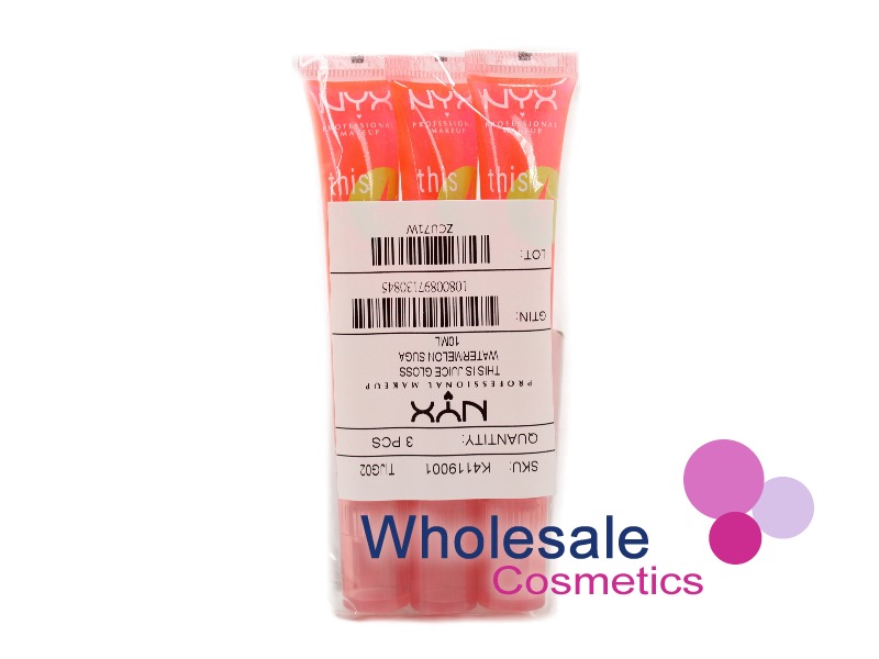 9 x NYX Professional This is Juice Gloss - WATERMELON SUGA
