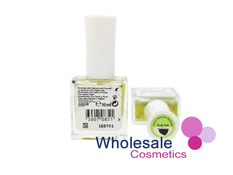 6 x Maybelline Salon Manicure Nail Treatment - WEAK NAILS (Green)