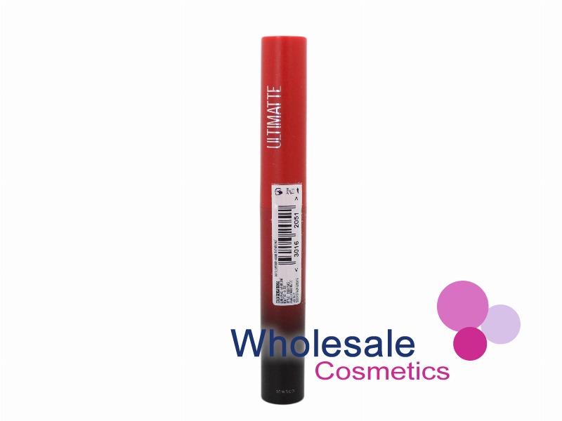 9 x Maybelline New York Color Sensational Ultimatte Lipstick - 299 MORE SCARLET
