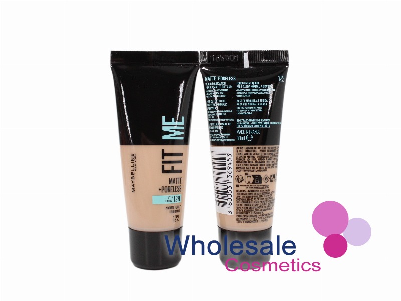 6 x Maybelline Fit Me Matte & Poreless Liquid Foundation - 122 CREAMY BEIGE
