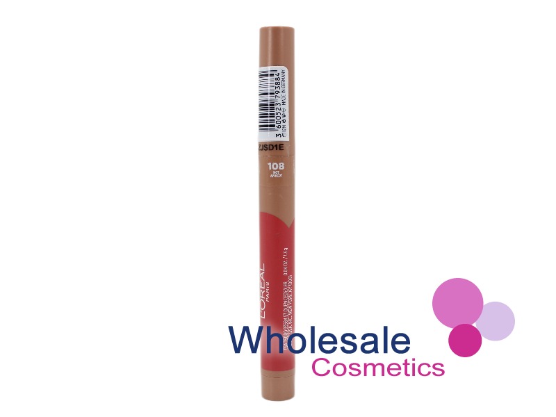 9 x L'Oreal Paris Infallible Matte Lip Crayon - 108 HOT APRICOT