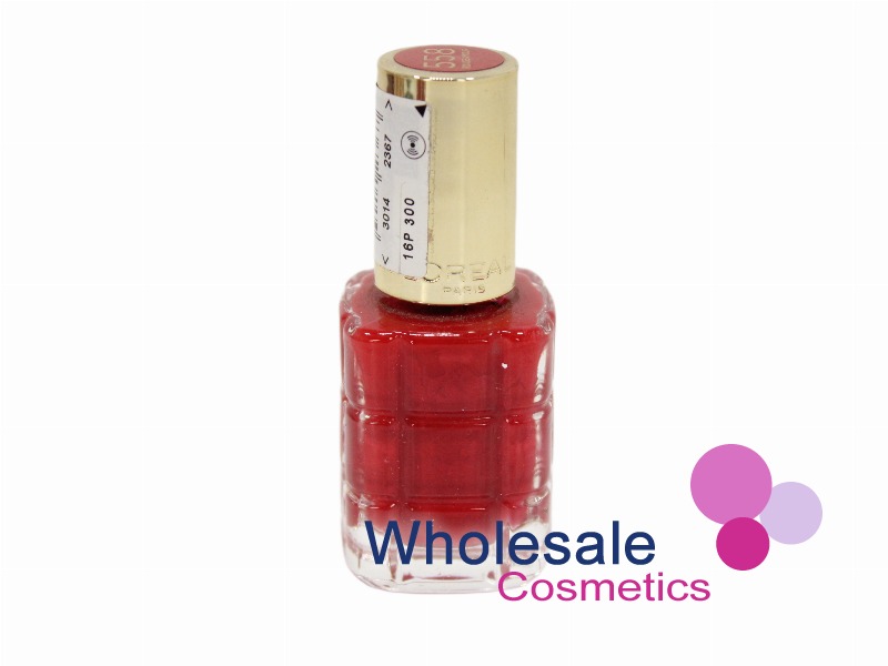6 x L'Oreal Color Riche Nail Polish - 558 ROUGE AMOUR
