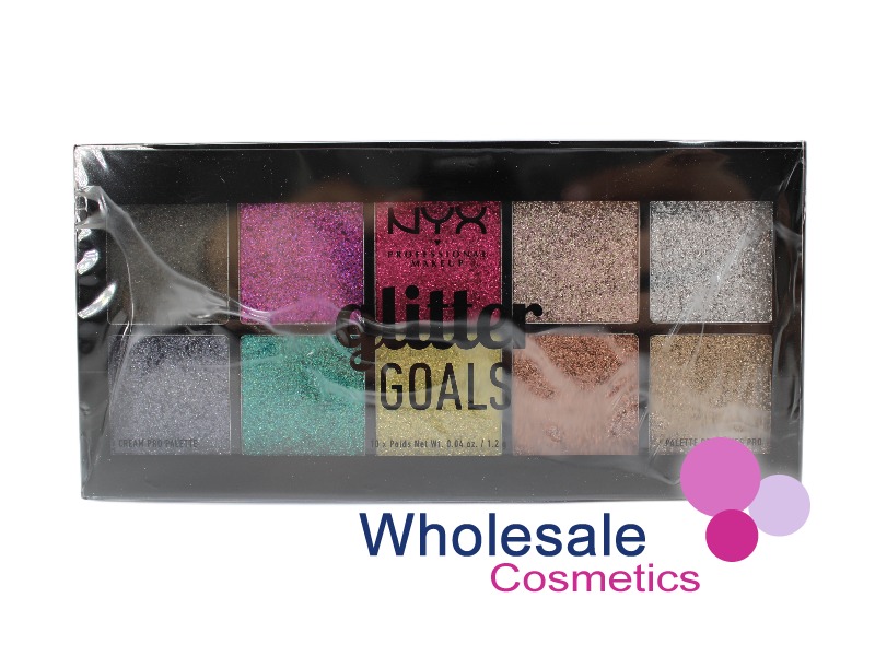 6 x NYX Professional Makeup Glitter Cream Pro Palette