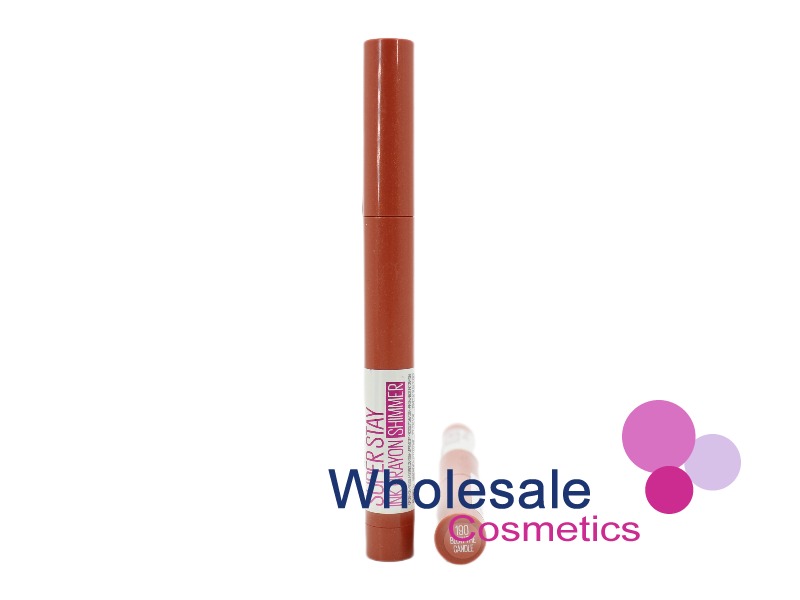 9 x Maybelline 24Hr Superstay Ink Crayon Shimmer Lipstick - 190 BLOW THE CANDLE