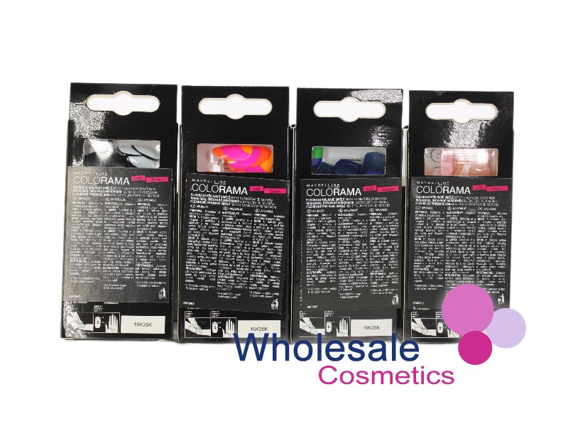 12 x Maybelline Colorama Nail Falsies False Nails - ASSORTED