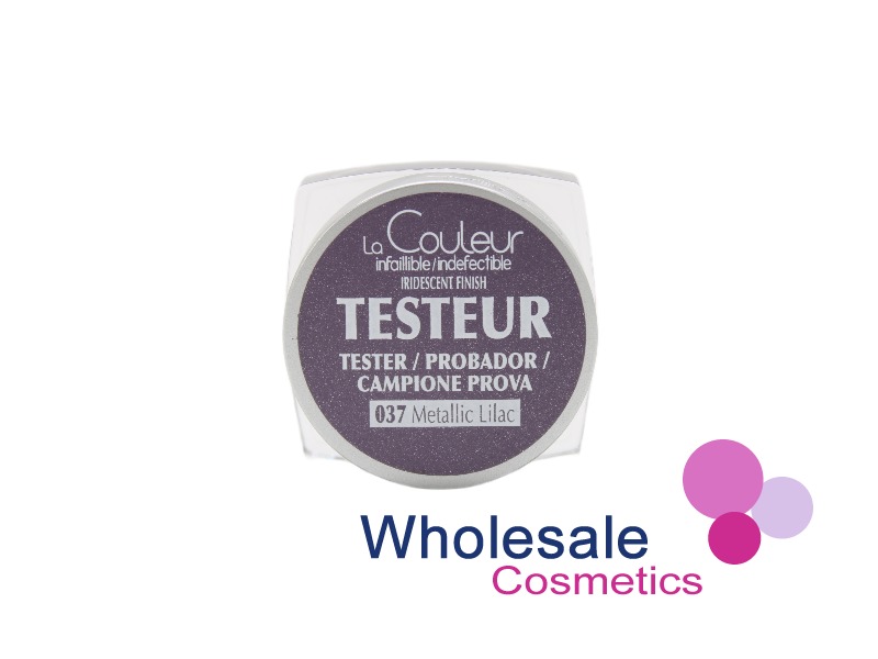 12 x L'Oreal Color Infallible Eyes 24Hr Powder Eyeshadow TESTER STOCK - 037 METALLIC LILAC