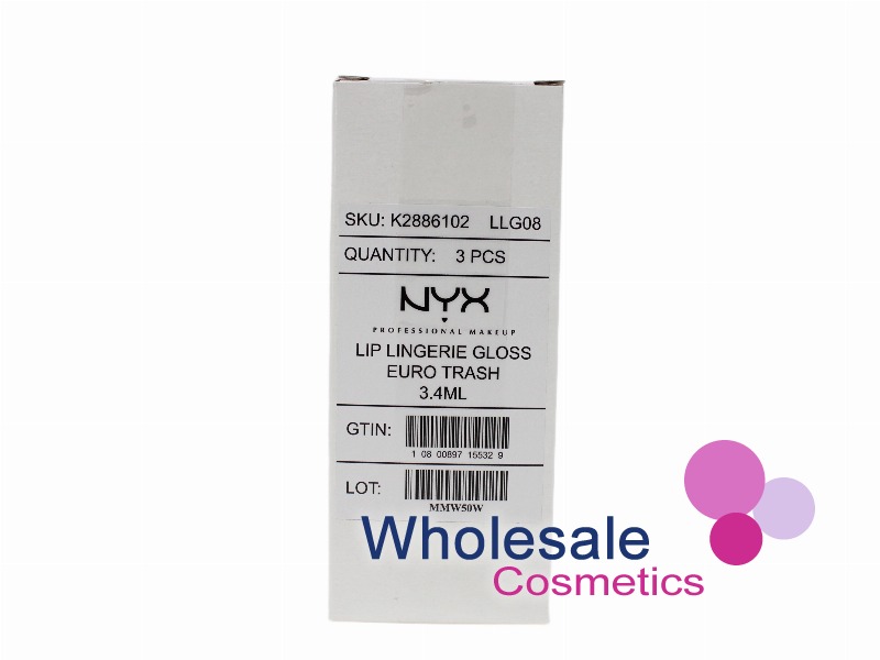 9 x NYX Lingerie Lip Gloss - 08 EURO TRASH