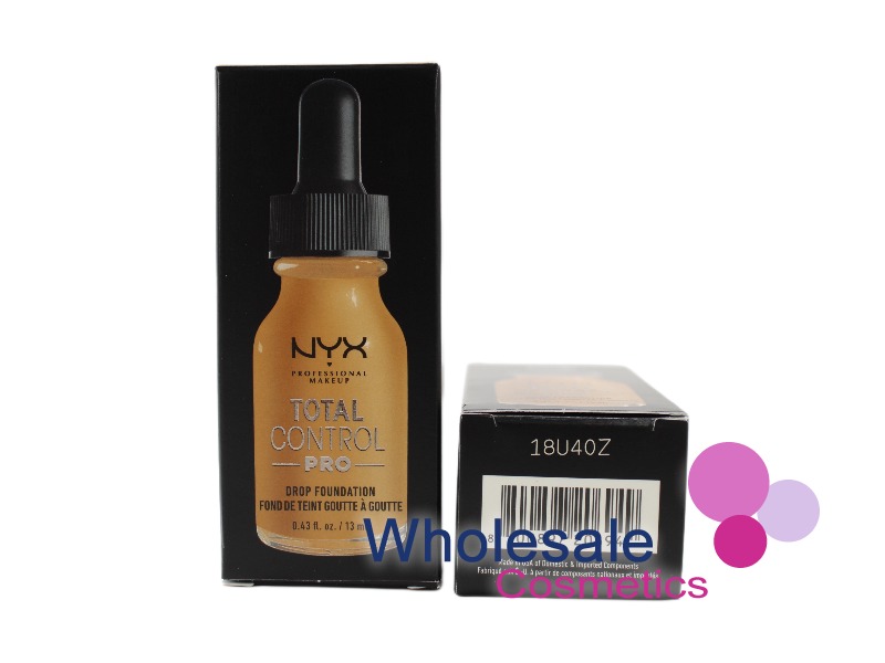 6 x NYX Total Control Drop Pro Foundation - 12.5 CAMEL