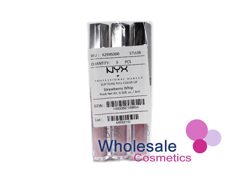 9 x NYX Professional Makeup Slip Tease Lip Color - 06 STRAWBERRY WHIP