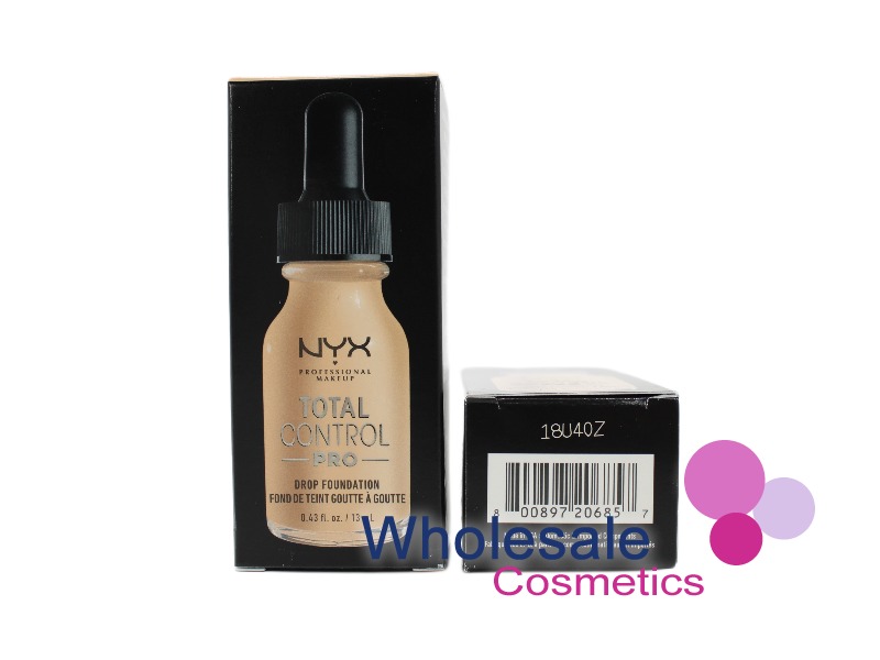 6 x NYX Total Control Drop Pro Foundation - 06 VANILLA