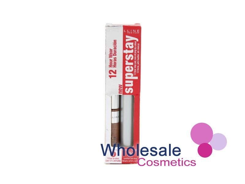 10 x Maybelline Superstay 12HR Lip Color & Balm - 408 CHESTNUT