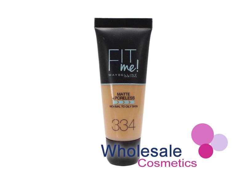 6 x Maybelline Fit Me Matte & Poreless Liquid Foundation - 334 WARM TAN